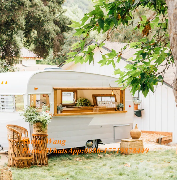 Буксируемый Электрический фургон для кофейной пищи на заказ популярный