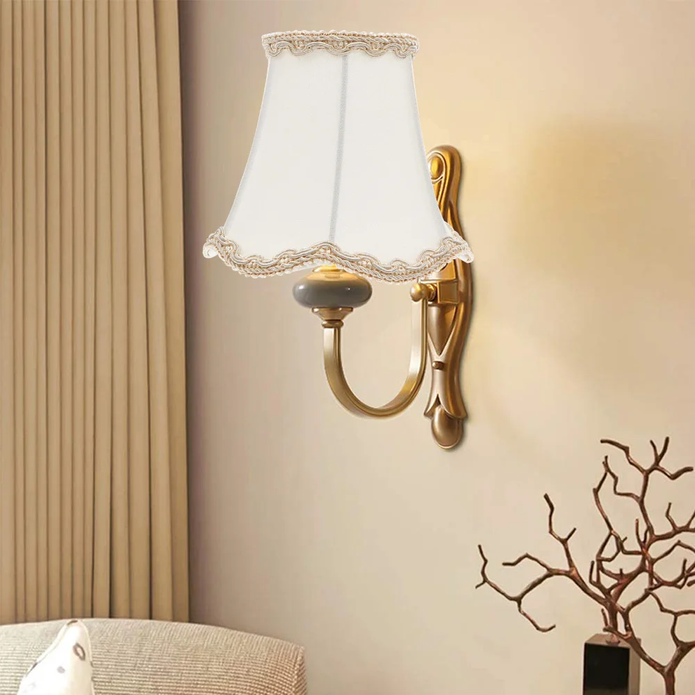 

1pc Tabletop Lamp Wall Hanging Floor Lamp Shade Cloth Lampshade Accessories