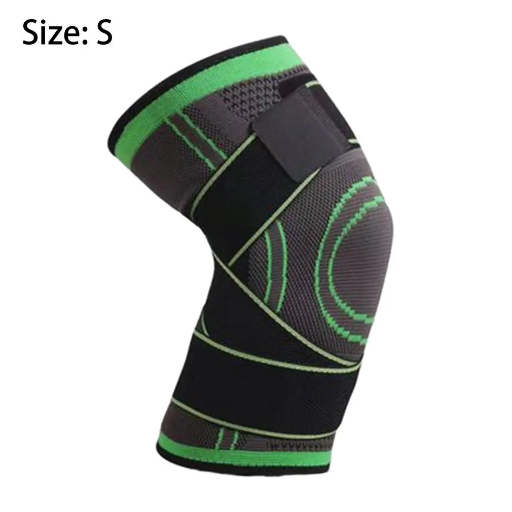 1PC Sports Kneepad Men Pressurized Elastic Knee Pads Support Fitness Gear Basketball Volleyball Brace Protector Bandage 1pc sports kneepad men pressurized elastic knee pads support fitness gear basketball volleyball brace protector