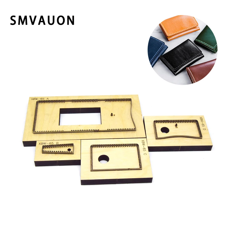 SMVAUON японская сталь лезвие правило высечки стали Diy Кошелек для монет держатель