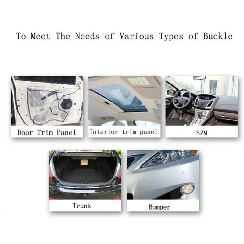 

500 1000 Pieces Mixed Car Fastener Vehicle Auto Bumper Clips Retainer Fastener Rivet Door Panel Fender Liner For Toyota Honda VW