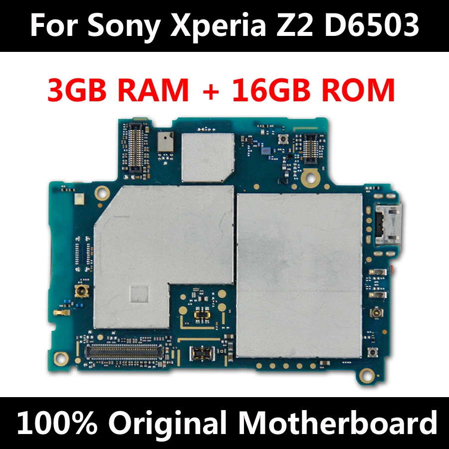 Оригинальная материнская плата для Sony Xperia Z2 L50W D6503 D6563 Заводская разблокированная