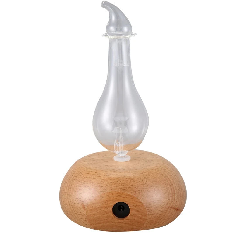 Wooden Glass Aromatherapy Pure Essential Oils Diffuser Air Nebulizer Humidifier Household Conditioning Appliance | Бытовая техника