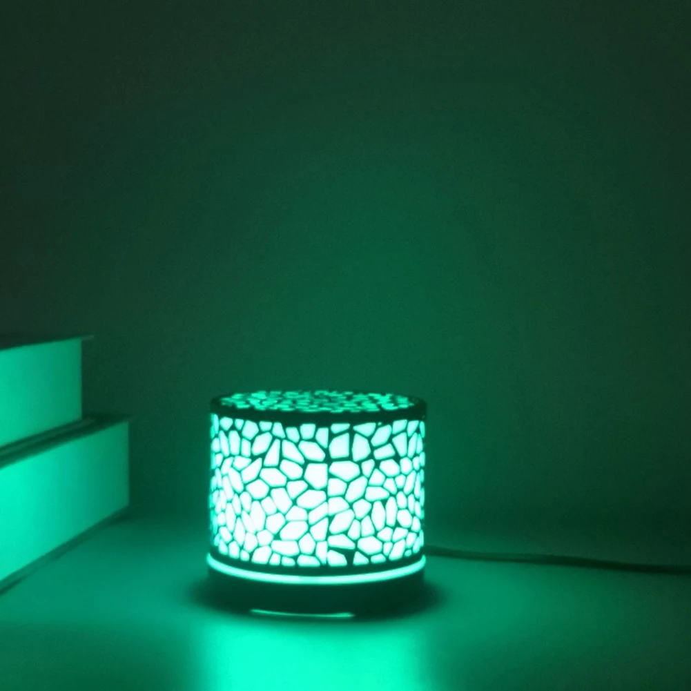 

Creative USB Air Humidifier Home Car Mist Maker Hollow-out Cover Night Lamp Office Air Purifier Essential Oil Diffuser