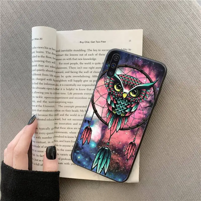 

Night Owl Lovely Animal luxury design Phone Case For Samsung galaxy S 9 10 20 A 10 21 30 31 40 50 51 71 s note 20 j 4 2018 plus
