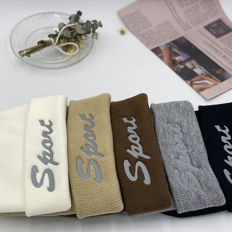 Модные зимние шляпы вязаная шапка бини для мужчин зимняя теплая утолщенная