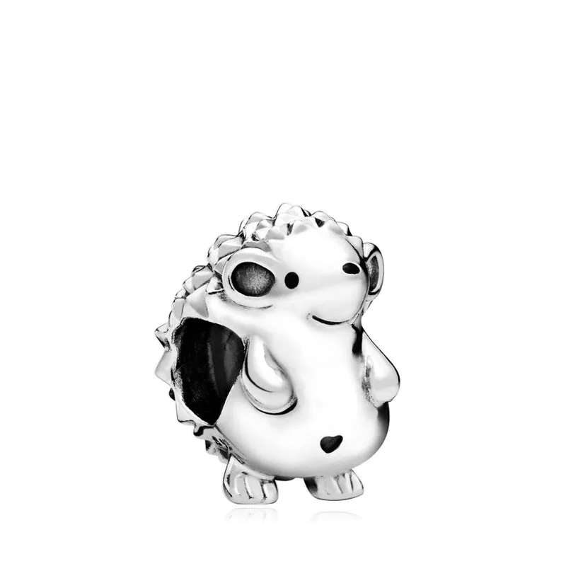 Подвеска еж для женщин бусины из цинкового сплава в виде животных подходят