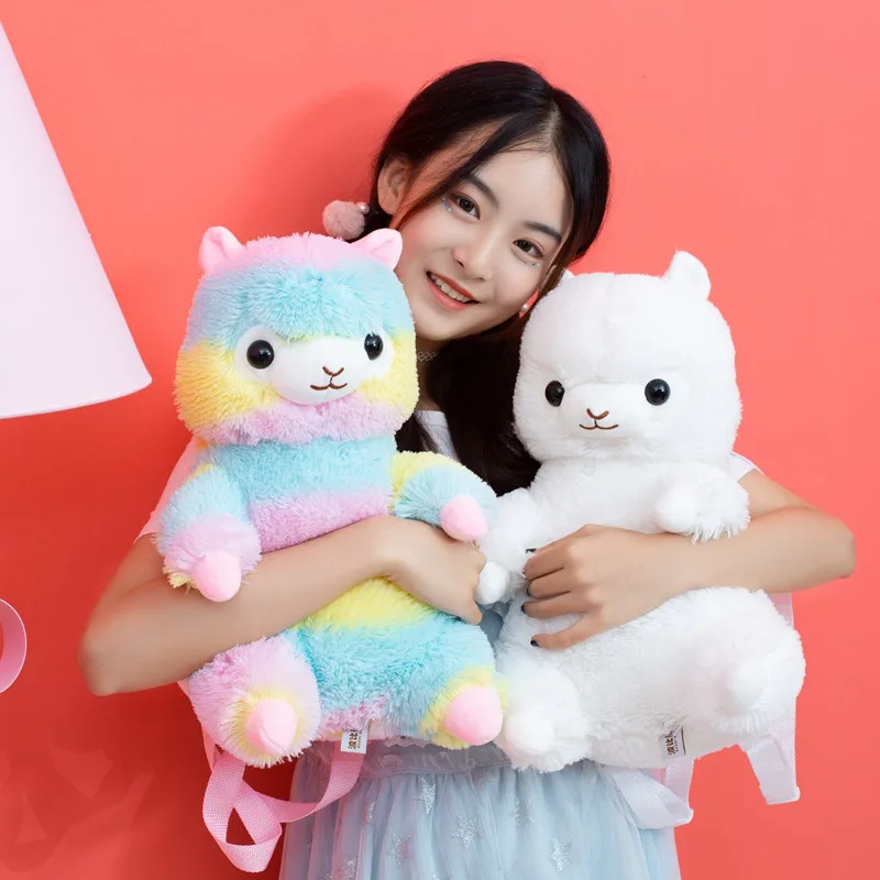 1 шт. 40 см Прекрасный Альпака школьные ранцы Kawaii подушки из альпаки плюшевые