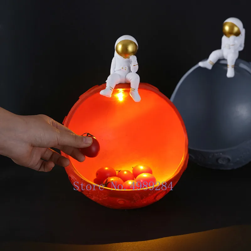 Креативное настольное хранилище из смолы входной ключ астронавт космические