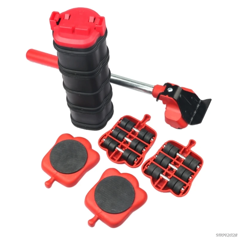 

Heavy Duty Furniture Lifter 4 Appliance Roller Sliders with 660 lbs Load Capacity Wheels Adjustable Height Lifting Tool Dropship