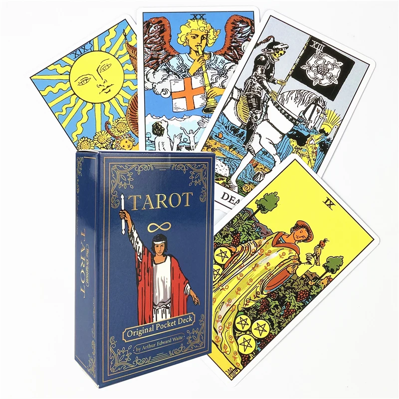 

New Oracle Tarot Cards Pocket Deck English Version Entertainment Board Family Party Playing Game Wholesale