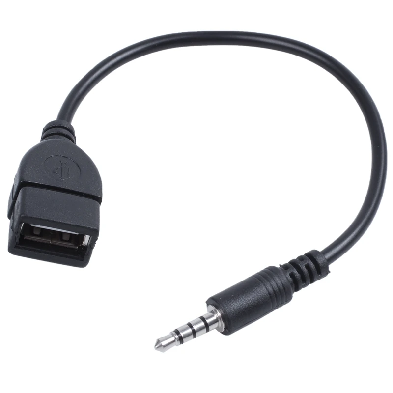 USB разъем AUX кабель/USB кабель 3 5 мм для вывода данных зарядный черный|Кабели HDMI| |