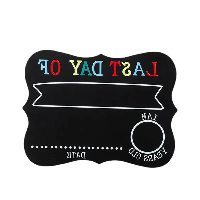 

First Day School Chalkboard Back To School Sign 1st Day School Stats Photo Prop Hanging Decorative Chalkboards Sign