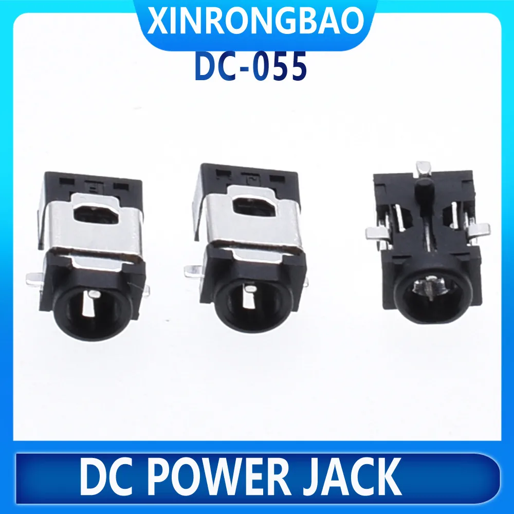 DC DC-055C Мощность разъем Трехконтактный патч 2 5 мм Калибр 0 7 поршневой палец четыре