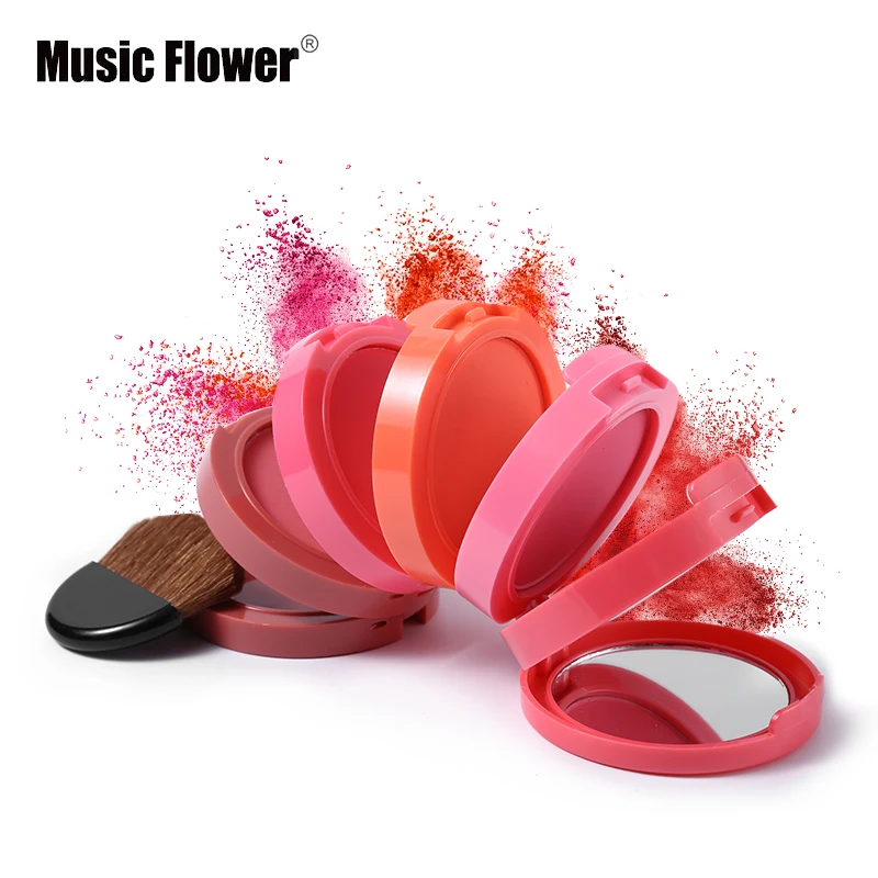 Фирменный набор для макияжа с музыкальным цветком 5 в 1 цвета румяна водостойкая