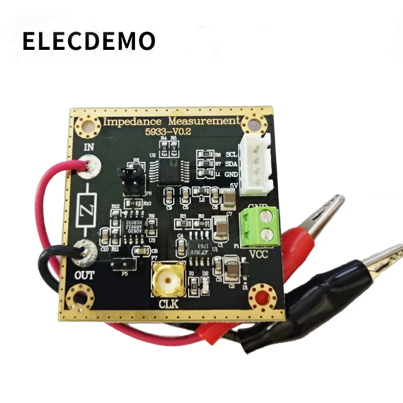 Модуль анализатора сопротивления AD5933 модуль сети частота выборки 1 м разрешение