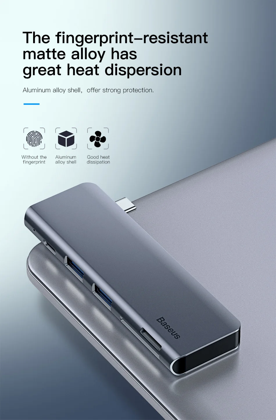 Baseus USB C HUB Type-c to Multi Ports USB 3.0 USB3.0 Type C Power Adapter USB-C HUB Splitter Dock For Macbook Pro Air USBC HAB