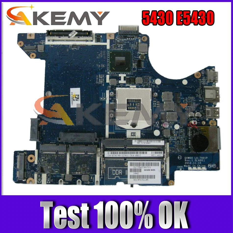 Материнская плата LA-7901P LA-7903P для DELL Latitude 5430 E5430 основная ноутбука CN 0YNDD3 0T7NXT 0XPDM5 0R3XNJ