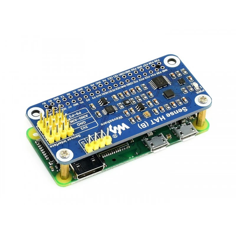 Waveshare Sense HAT (B) for Raspberry Pi Multi Powerful Sensors Supports External 3.3V I2C | Компьютеры и офис