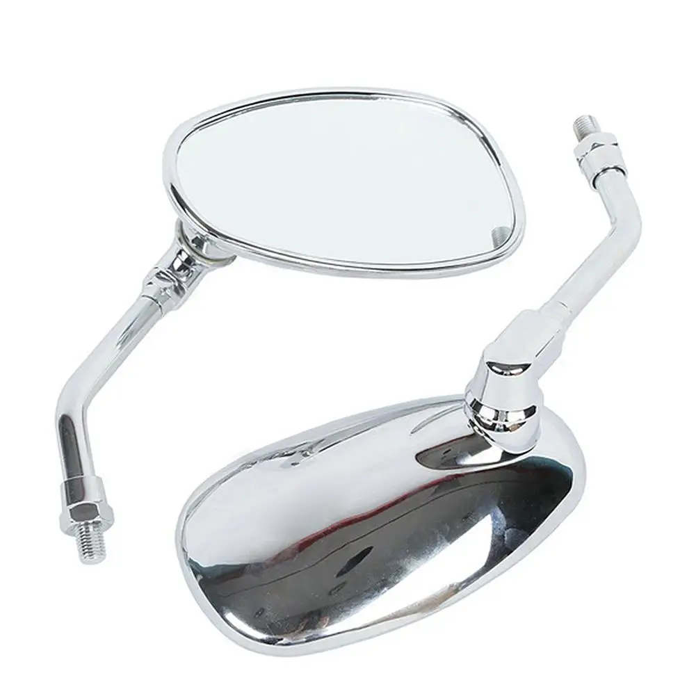 

1 Pair Motorcycle Electric Bike Modified Rearview Mirror Plating Wing Mirror