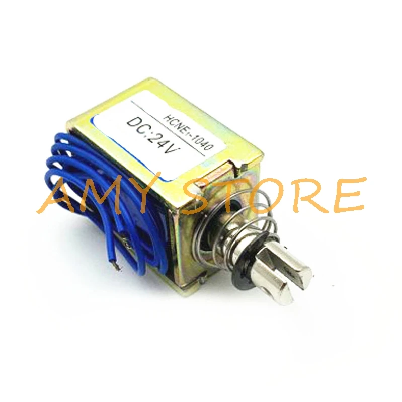 DC 12V 24V удерживайте/разблокировки 10 мм ход 25N силы Электромагнит Электромагнитный привод HCNE1-1040