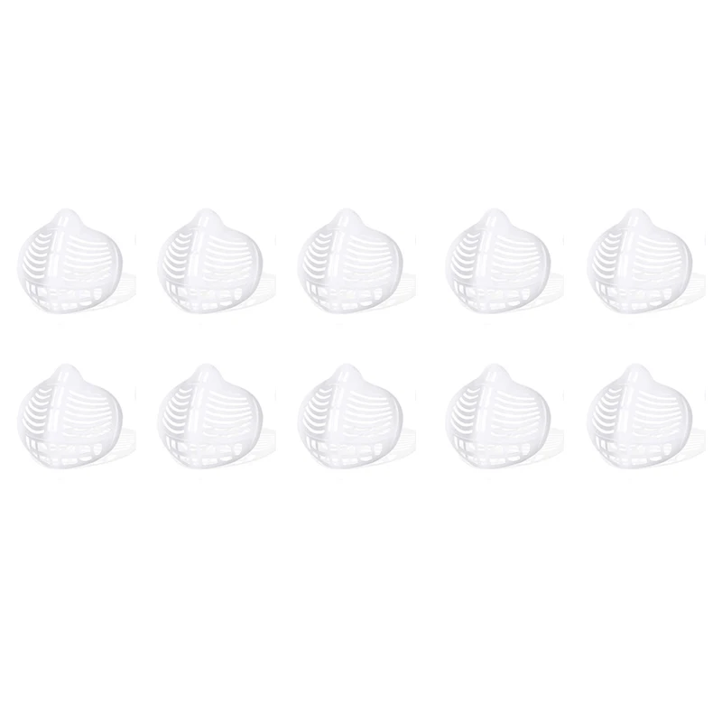 Face Lipstick Protector Mask Inner Bracket 3D Comfort Breathable Reusable Silicone Support Frame can | Красота и здоровье