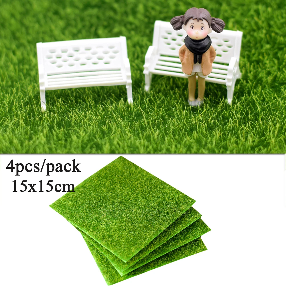 DIY мини-Сказочный Сад имитация растений 4 шт. 15 х см искусственный МХ декоративный