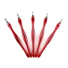 5 шт. Толкатель для кутикулы из нержавеющей стали Толкатель для ногтей вилка для нейл-арта Маникюрный Инструмент для отделки вилки для омертвевшей кожи толкатель триммер для удаления кутикулы