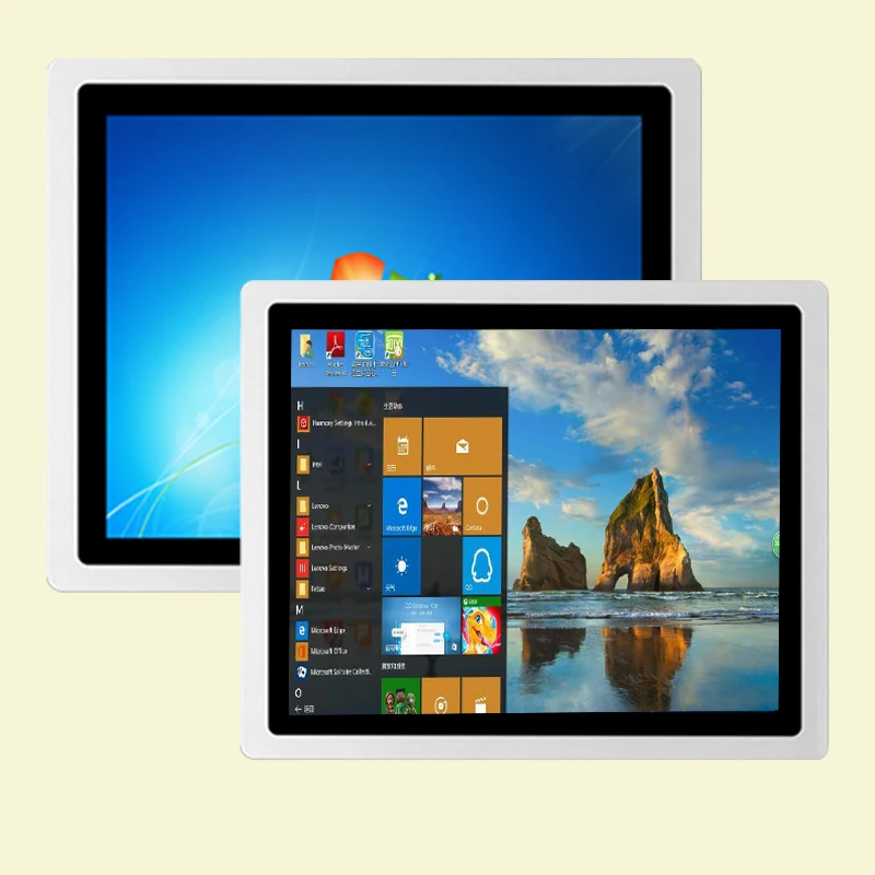 

21.5" capacitive touch panel computer for industry, embedded industrial computer with wall bracket installation