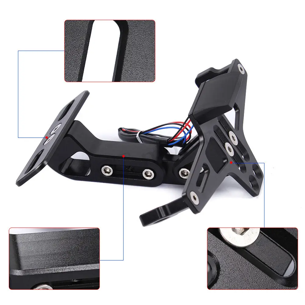 Универсальный держатель номерного знака мотоцикла рамки для Honda/Yamaha MT09 TMAX и т.