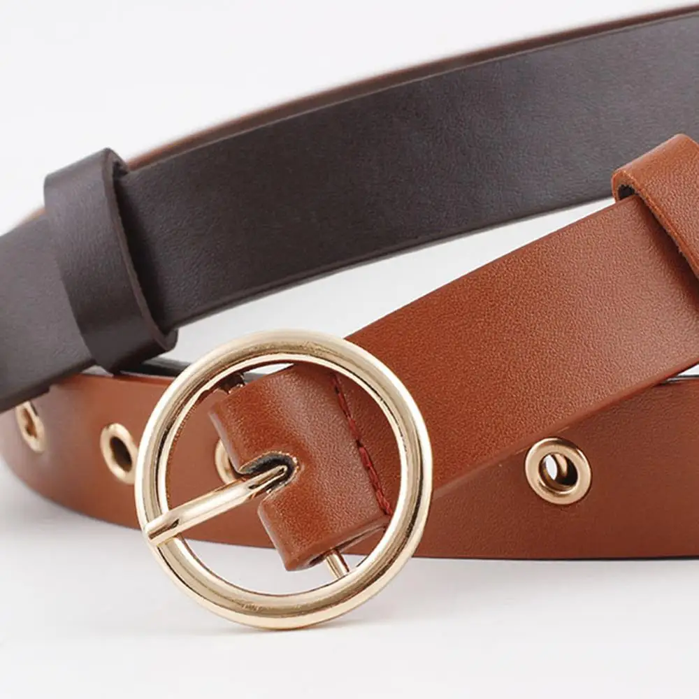 Женские регулируемые ремни из искусственной кожи металлические золотистые с