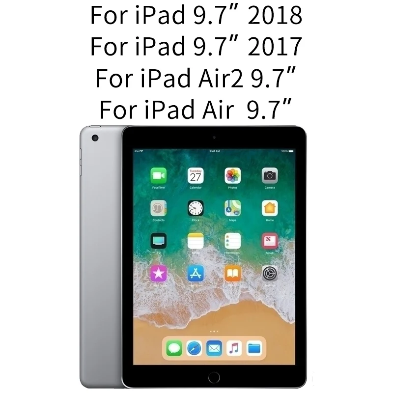 Закаленное стекло для iPad Pro 12,9 11 10,5 9,7 Mini 4 7,9 Защитная стеклянная пленка для экрана против отпечатков пальцев полное покрытие - Цвет: For iPad 9.7