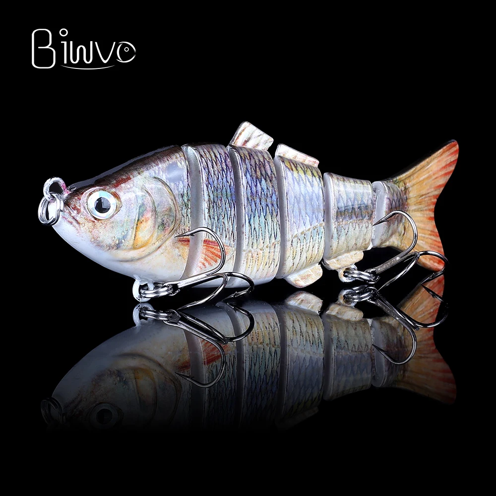 BIWVO 10CM Hard Lure With Hook Artificial Wobbler Bait Fish Tackle Sea Spinner Swimbait Accessories All Goods For Fishing - купить по