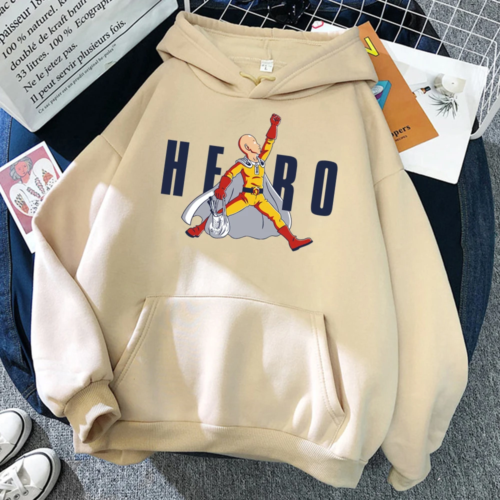 

Japan Anime Saitama Hero Hoodie One Punch Man Hoodie Sweatshirt Mens Harajuku Streetwear Mens Autumn Warm Pullover Casual Hoodie