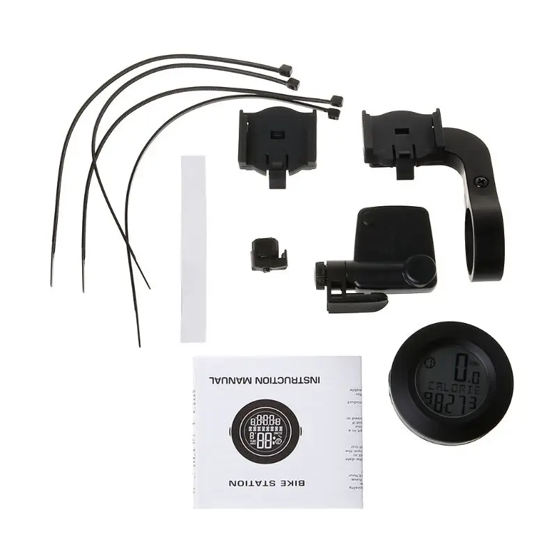 Велосипедный компьютер круглый секундомер беспроводной водонепроницаемый