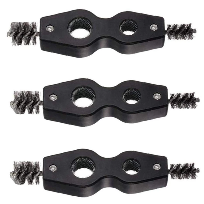 

Pipe Cleaner Brush Tube Deburring Tool 4 in 1 for Plumbing Installation Soldering Copper Pipes Brazing 3PCS