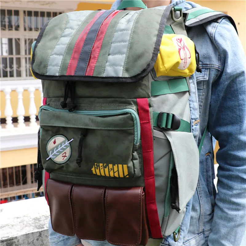 Рюкзак Boba Fett Armor школьный рюкзак для студентов повседневный дорожный |