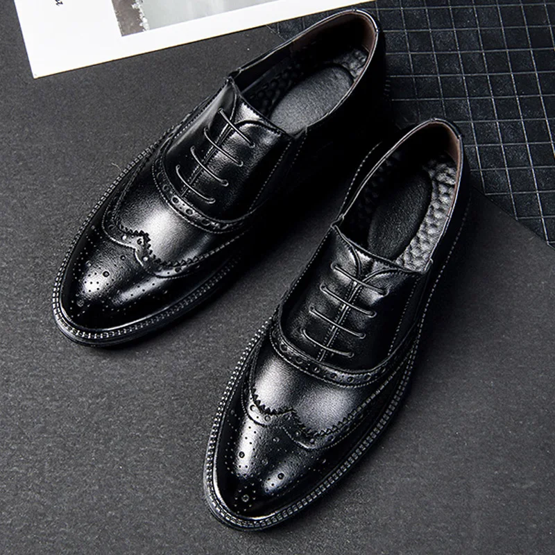 Новинка мужские лоферы с кисточками официальная обувь из искусственной кожи