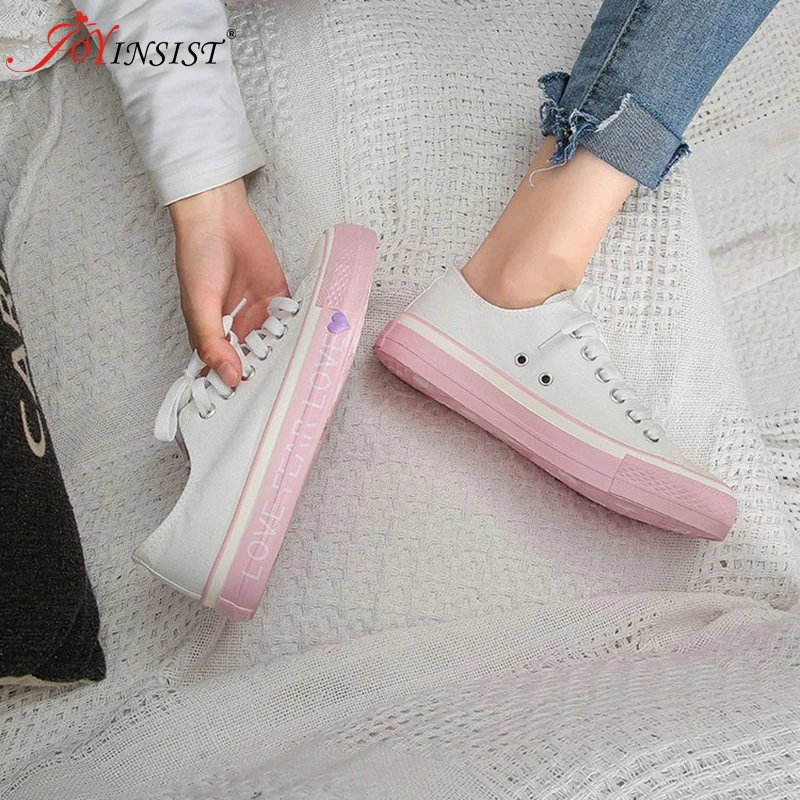 Женская парусиновая обувь модная повседневная яркого цвета на весну 2020 | Обувь