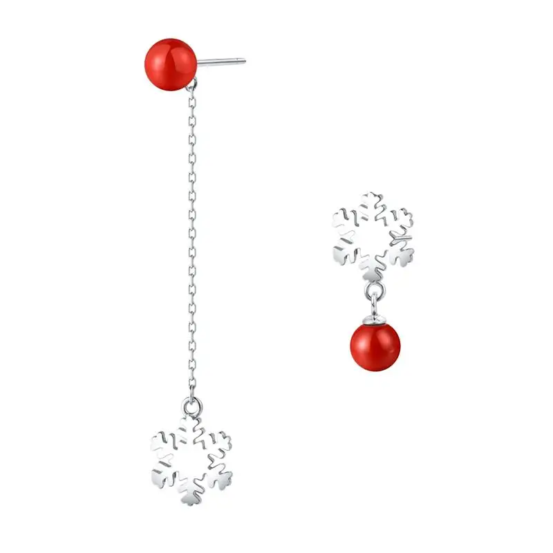 Style 12 Jiayiqi, рождественские серьги-гвоздики, 925 пробы, серебряные, хорошее ювелирное изделие для женщин, девочек, милые серьги Санта-дерево, снежинка, серьги праздничные подарки - Окраска металла: Style 12