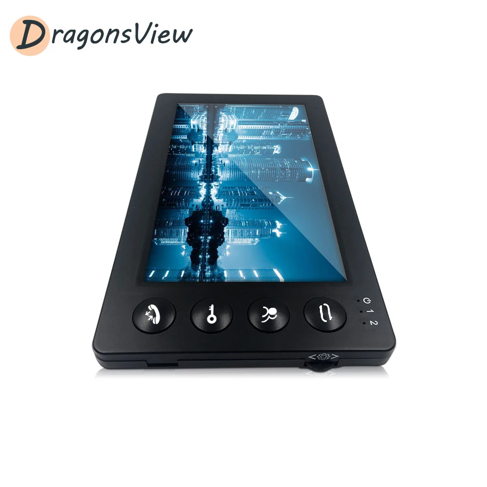 Dragonsview видео домофон с движения Сенсор безопасности вход 4 квартира телефон двери