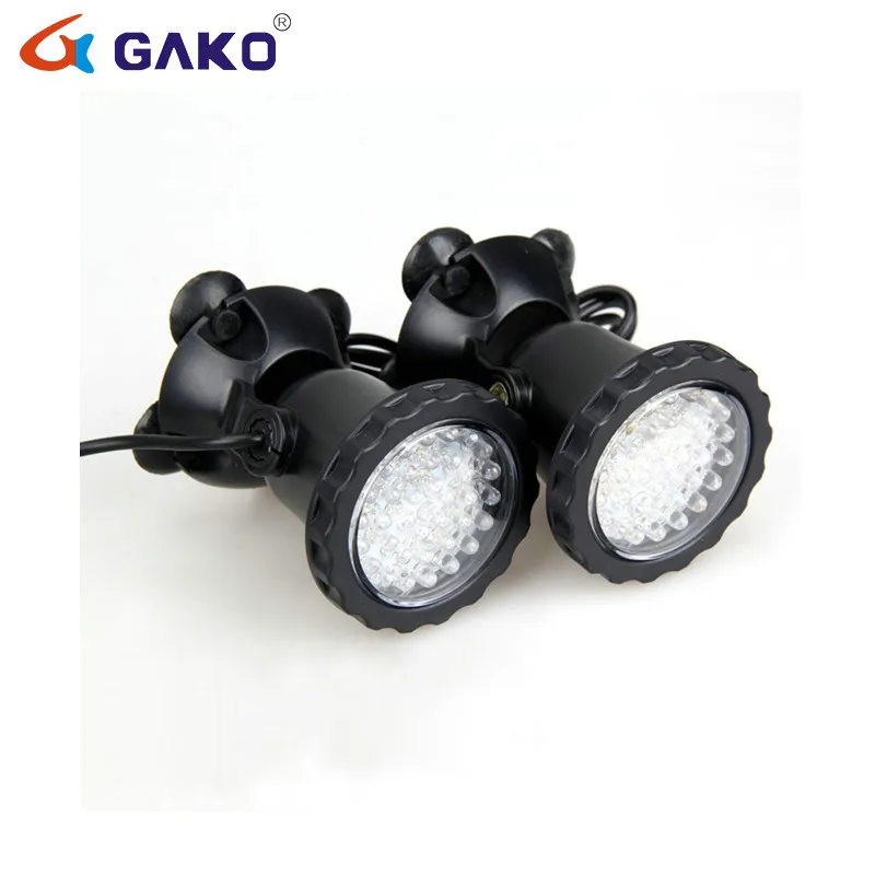 2 lights a set Gako светильник для пруда с цветным градиентом, водонепроницаемый Светодиодный светильник для аквариума и бассейна, декоративный светильник для пруда и сада - Цвет: 2 lights a set