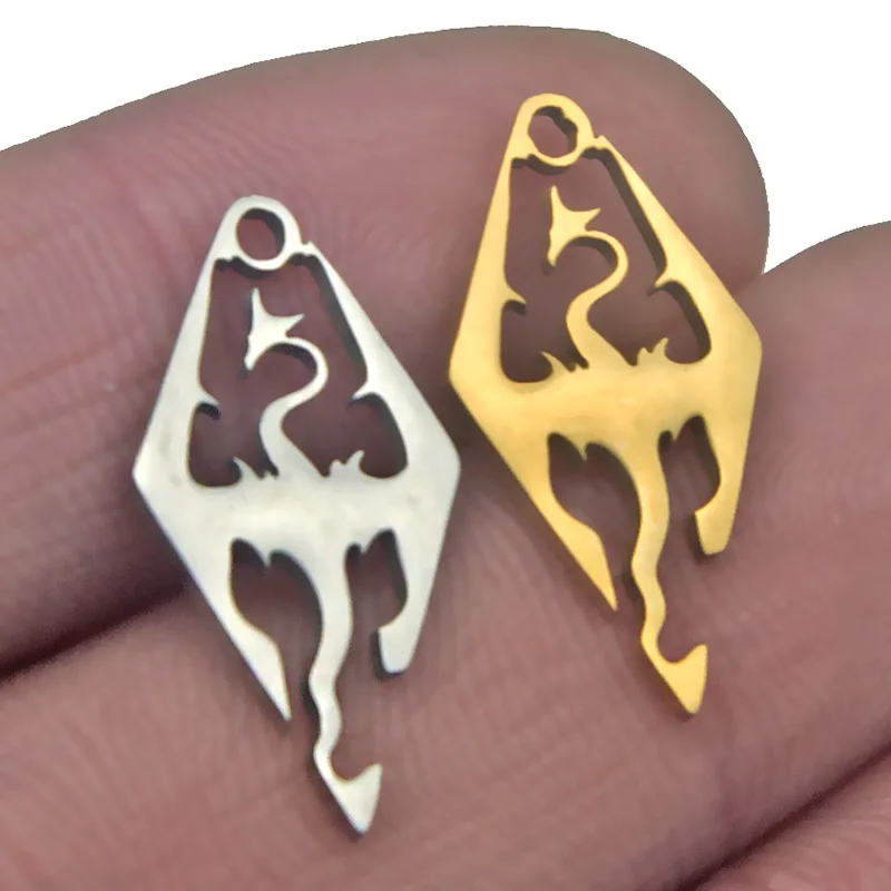 5 шт. подвеска Динозавр из нержавеющей стали|Шармы| |