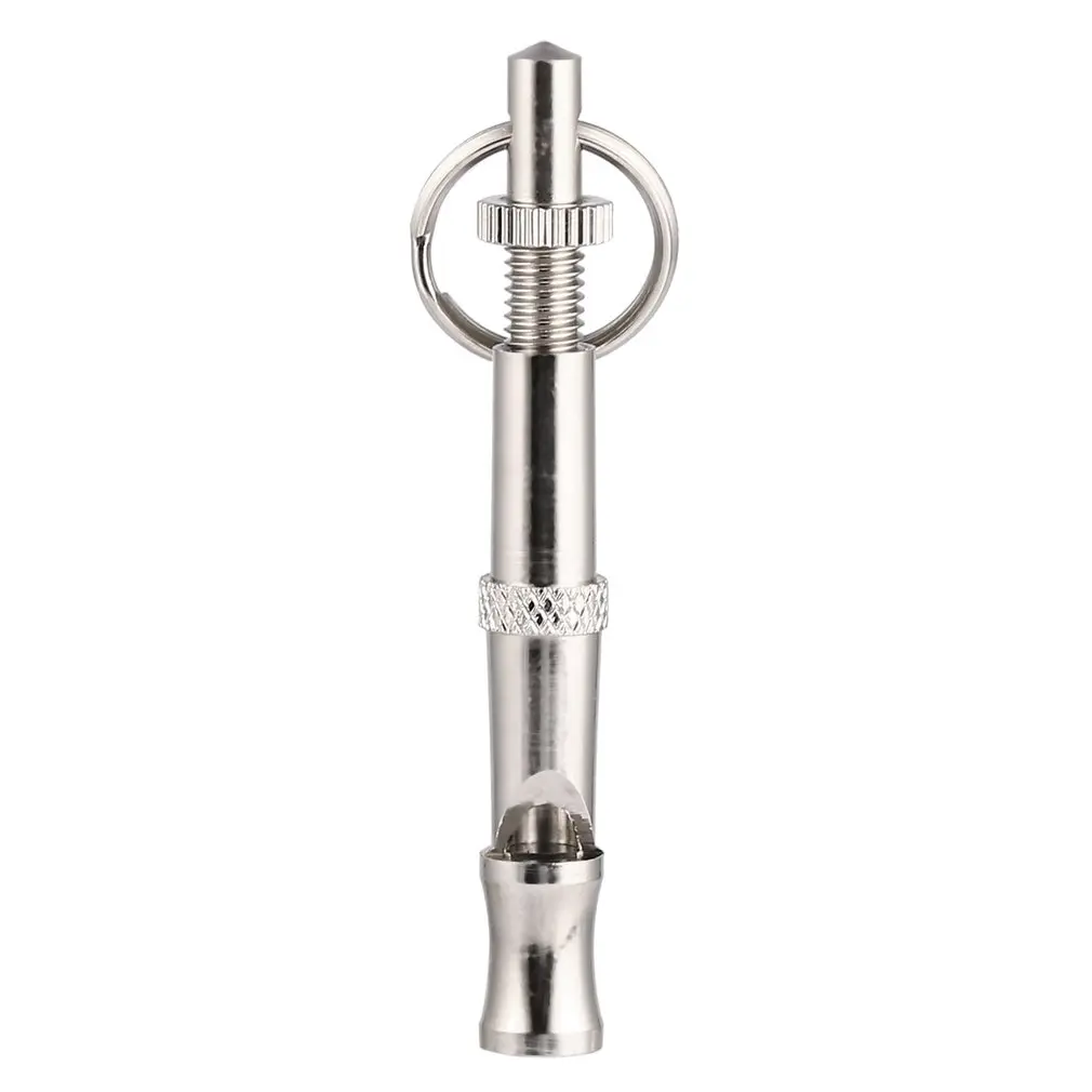 

Pet Dog Training Whistle Adjustable Frequency Training Whistle For Dog Puppy Dog Whistle Stainless Steel Whistle Key Chain