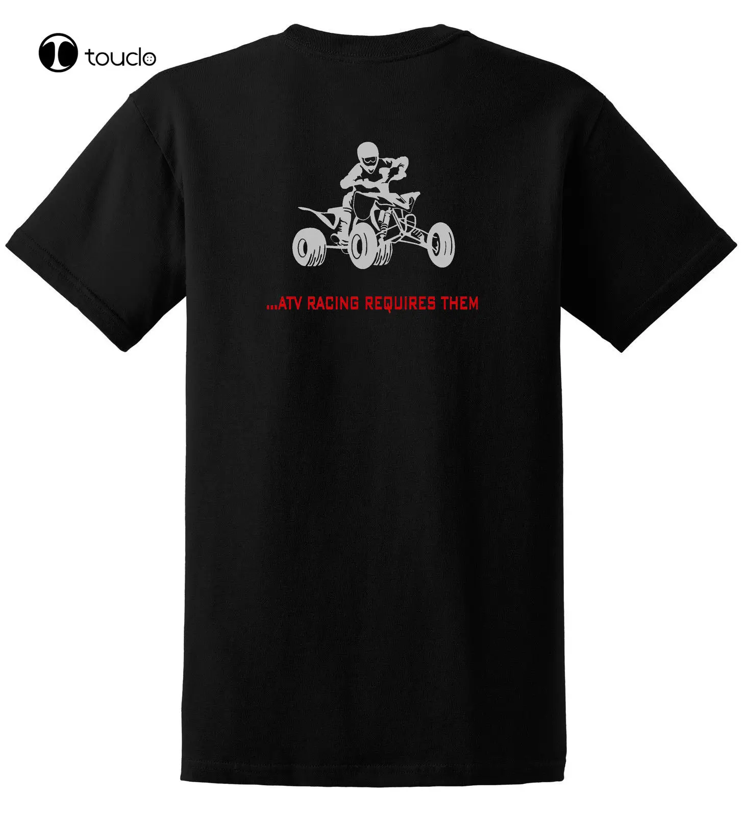 

New Summer Cool Tee Shirt Atv Racings Requires Balls Just Ride T Shirt Quad Yfz 450 Fourtrax 4 Wheeler Cotton T-Shirt Unisex