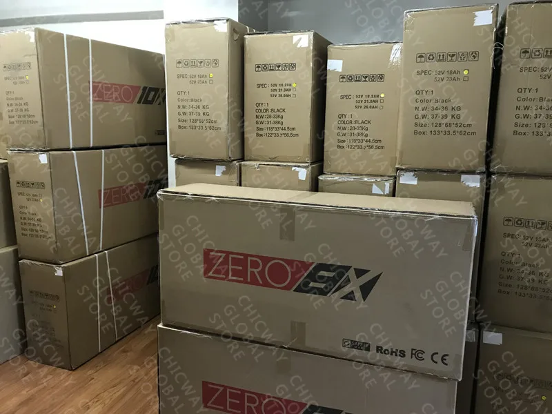 Бренд Zero 8X двухколесный скутер 52V 18AH, широкое колесо, складная ручка, 8 дюймов 800W* 2, высокая скорость 55 км/ч, срок службы батареи 40-60 км