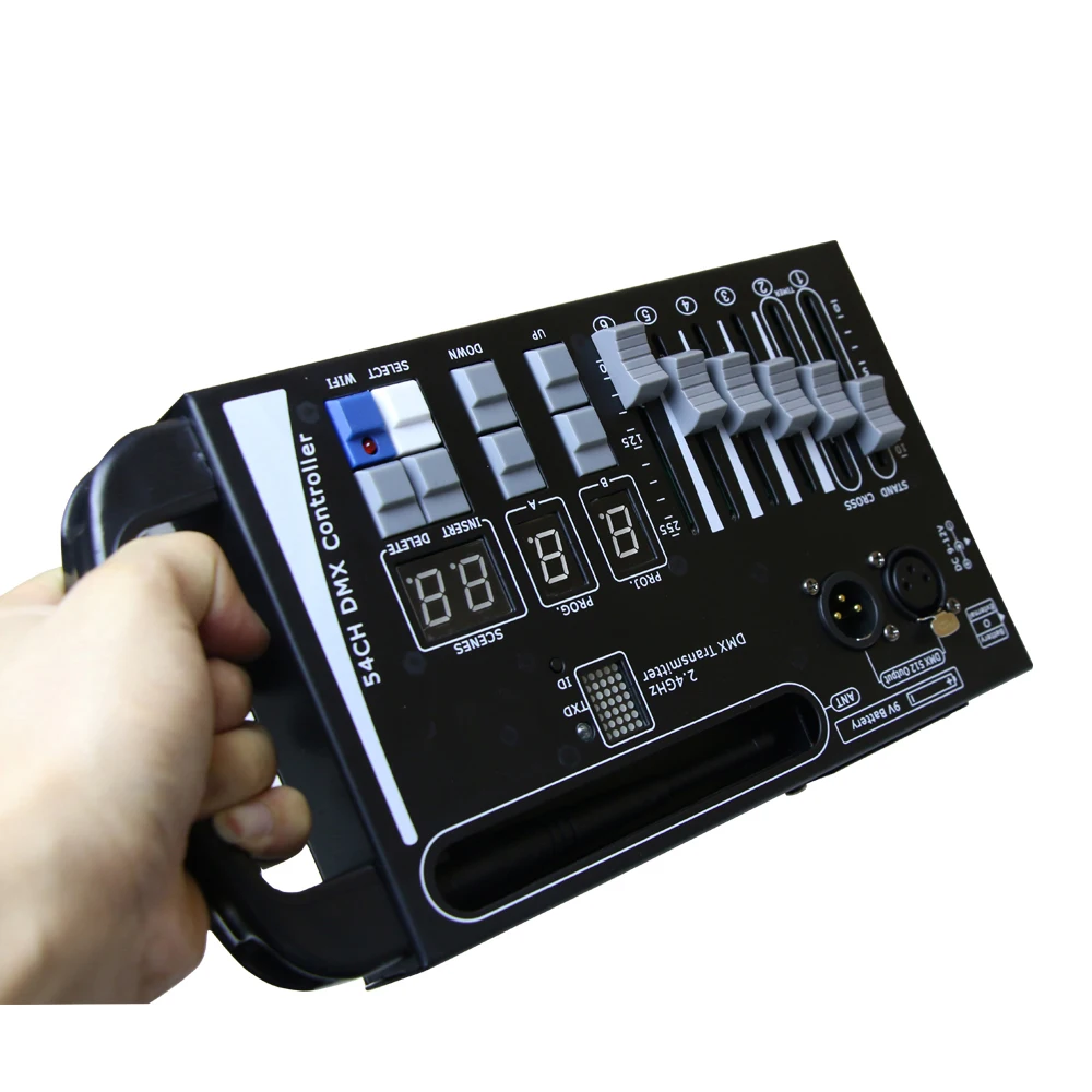 2.4g Wireless DMX Stage Light Controller Led Dj Light Controller 54ch Light Console For Disco Light Moving Head