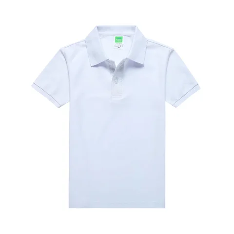 Летняя рубашка-поло YOTEE2021 с коротким рукавом, школьная рубашка-поло с логотипом на заказ, хлопковая Детская рубашка