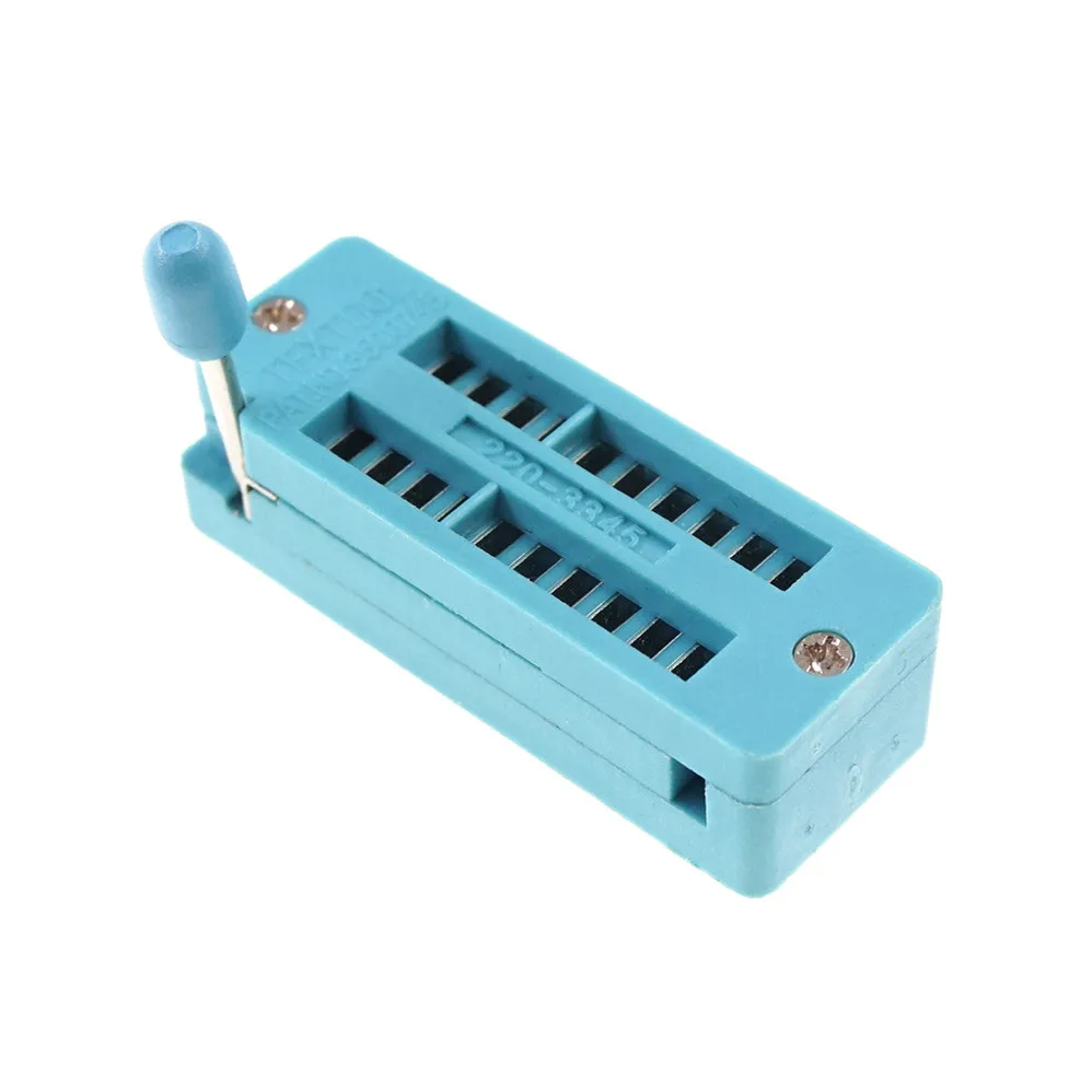 1 шт. тестовая ИС DIP ZIF ZIP Socket 20-контактный шаг 2 54 мм два ряда расстояние 7 62 0 3