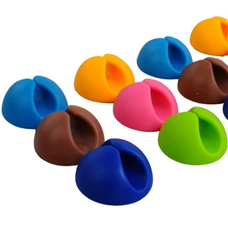 5Pcs Home Office Storage Wire Clip Organizer Bobbin Winder Wrap Cord Cable Manager Mouse USB Keyboard Lines Desk Accessories | Дом и сад